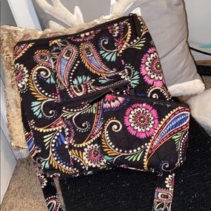 Vera Bradley cross body and pouch